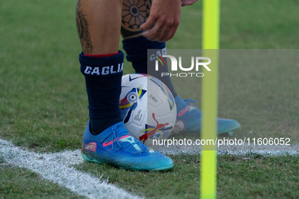 During the Italy Cup Frecciarossa match between Cagliari Calcio and US Cremonese in Italy, on September 24, 2024 