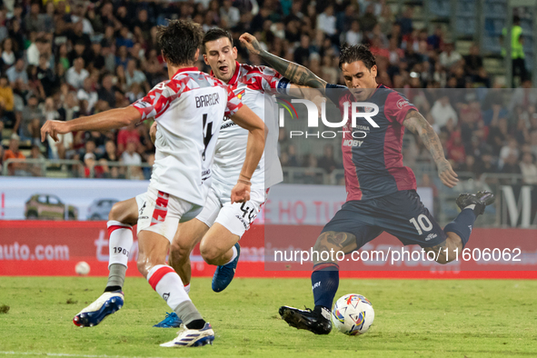 Nicolas Viola (#10 Cagliari Calcio) during the Italy Cup Frecciarossa match between Cagliari Calcio and US Cremonese in Italy, on September...