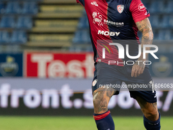 Nicolas Viola (#10 Cagliari Calcio) during the Italy Cup Frecciarossa match between Cagliari Calcio and US Cremonese in Italy, on September...