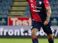 Nicolas Viola (#10 Cagliari Calcio) during the Italy Cup Frecciarossa match between Cagliari Calcio and US Cremonese in Italy, on September...