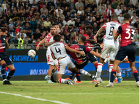 Roberto Piccoli (#91 Cagliari Calcio) during the Italy Cup Frecciarossa match between Cagliari Calcio and US Cremonese in Italy, on Septembe...