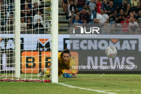 Saro (US Cremonese) during the Italy Cup Frecciarossa match between Cagliari Calcio and US Cremonese in Italy, on September 24, 2024 