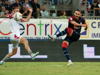 Paulo Azzi (#37 Cagliari Calcio) during the Italy Cup Frecciarossa match between Cagliari Calcio and US Cremonese in Italy on September 24,...