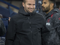 Watford F.C. manager Tom Cleverley during the Carabao Cup Third Round match between Manchester City and Watford at the Etihad Stadium in Man...