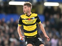 Sam Foley (16 Barrow) looks on during the Carabao Cup Third Round match between Chelsea and Barrow at Stamford Bridge in London, England, on...