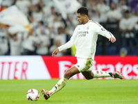 Jude Bellingham central midfield of Real Madrid and England during the La Liga match between Real Madrid CF and Deportivo Alavés at Estadio...