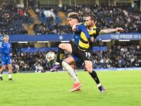 Dominic Telford (19 Barrow) is in action during the Carabao Cup Third Round match between Chelsea and Barrow at Stamford Bridge in London, E...