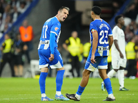 Kike Garcia centre-forward of Alaves and Spain celebrates after scoring his sides first goal during the La Liga match between Real Madrid CF...