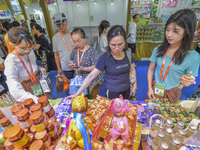 Visitors shop for Vietnamese food at the 21st China-Asean Expo in Nanning, Guangxi Zhuang Autonomous Region, China, on September 25, 2024. (