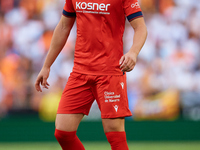 Herrando of CA Osasuna looks on during the LaLiga EA Sports match between Valencia CF and CA Osasuna at Mestalla stadium in Valencia, Spain,...