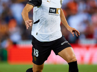 Pepelu of Valencia CF is in action during the LaLiga EA Sports match between Valencia CF and CA Osasuna at Mestalla stadium in Valencia, Spa...