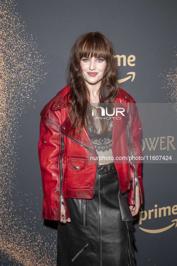 Markella Kavenagh attends ''The Lord Of The Rings: The Rings Of Power'' Season 2 New York Premiere at The Whitby Hotel in New York, USA, on...