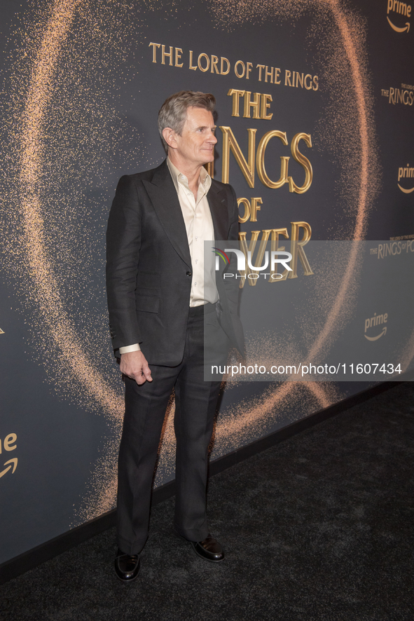 Charles Edwards attends ''The Lord Of The Rings: The Rings Of Power'' Season 2 New York Premiere at The Whitby Hotel in New York, USA, on Se...