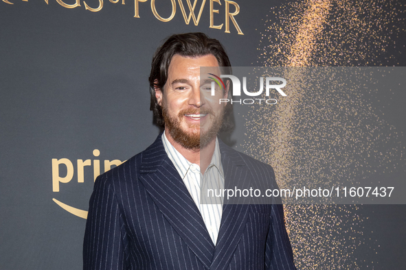 Benjamin Walker attends ''The Lord Of The Rings: The Rings Of Power'' Season 2 New York Premiere at The Whitby Hotel in New York, USA, on Se...