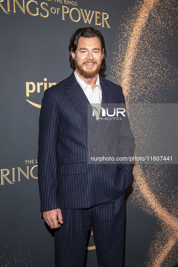 Benjamin Walker attends ''The Lord Of The Rings: The Rings Of Power'' Season 2 New York Premiere at The Whitby Hotel in New York, USA, on Se...