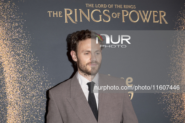 Charlie Vickers attends ''The Lord Of The Rings: The Rings Of Power'' Season 2 New York Premiere at The Whitby Hotel in New York, USA, on Se...