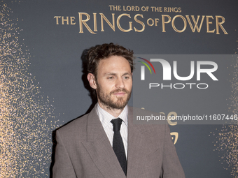 Charlie Vickers attends ''The Lord Of The Rings: The Rings Of Power'' Season 2 New York Premiere at The Whitby Hotel in New York, USA, on Se...