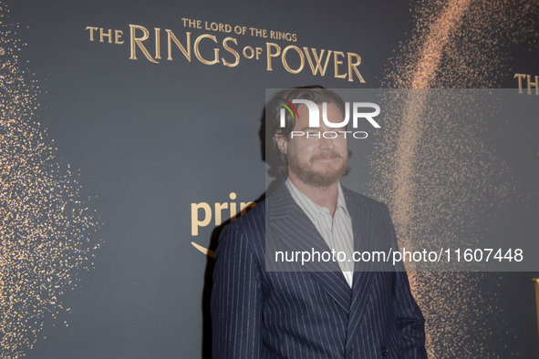 Benjamin Walker attends ''The Lord Of The Rings: The Rings Of Power'' Season 2 New York Premiere at The Whitby Hotel in New York, USA, on Se...