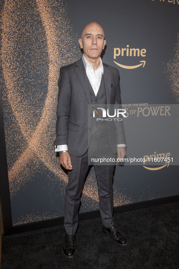 Luca Mosca attends ''The Lord Of The Rings: The Rings Of Power'' Season 2 New York Premiere at The Whitby Hotel in New York, USA, on Septemb...