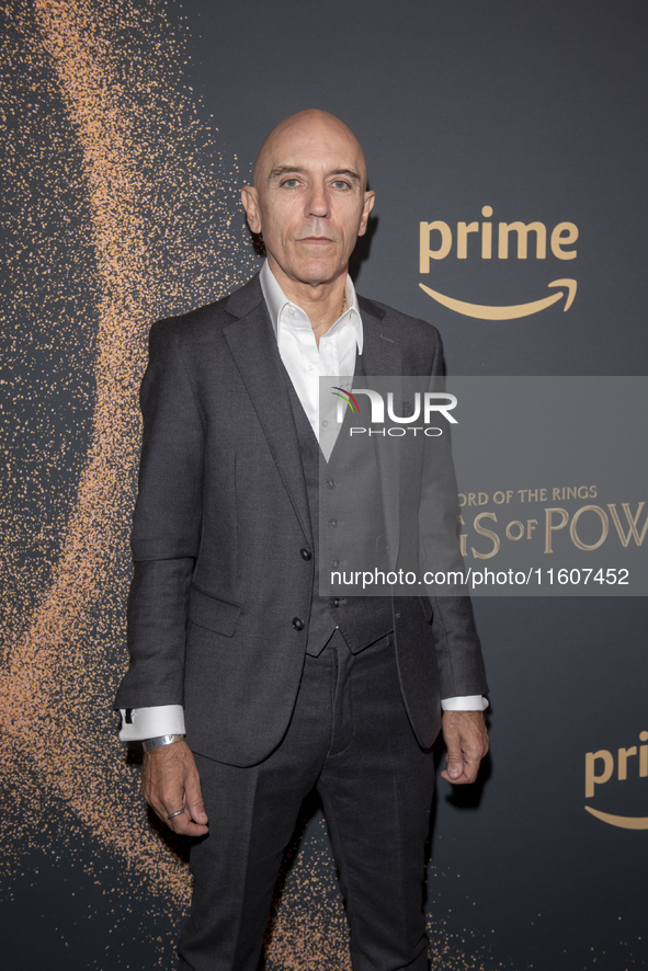 Luca Mosca attends ''The Lord Of The Rings: The Rings Of Power'' Season 2 New York Premiere at The Whitby Hotel in New York, USA, on Septemb...