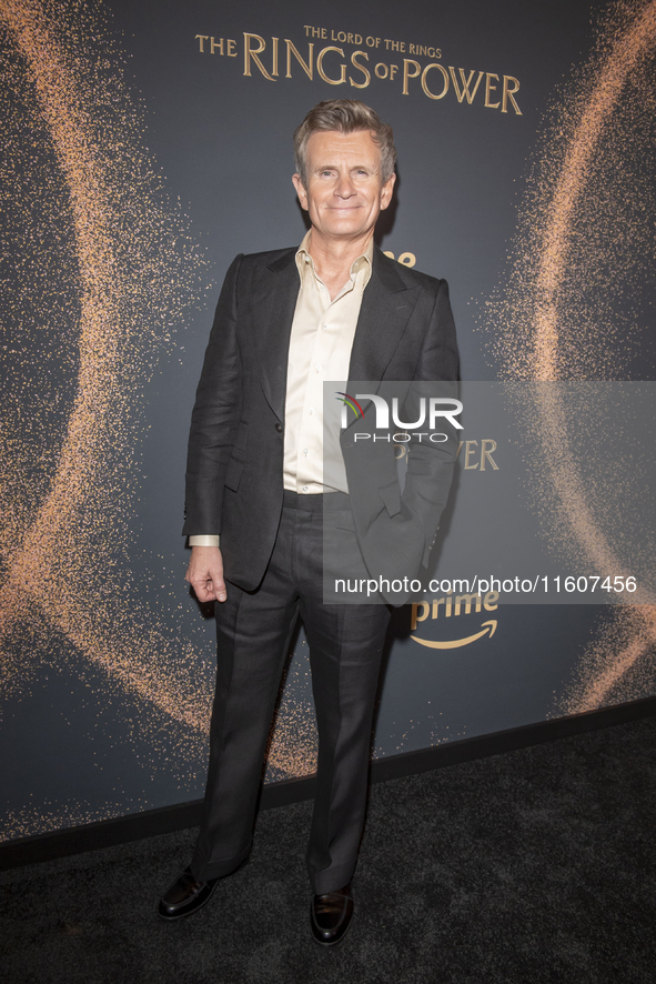 Charles Edwards attends ''The Lord Of The Rings: The Rings Of Power'' Season 2 New York Premiere at The Whitby Hotel in New York, USA, on Se...