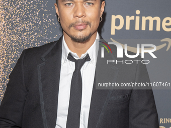 Ismael Cruz Cordova attends ''The Lord Of The Rings: The Rings Of Power'' Season 2 New York Premiere at The Whitby Hotel in New York, USA, o...