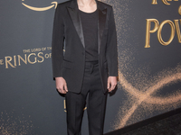 Robert Aramayo attends ''The Lord Of The Rings: The Rings Of Power'' Season 2 New York Premiere at The Whitby Hotel in New York, USA, on Sep...