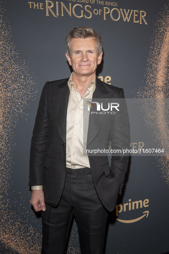 Charles Edwards attends ''The Lord Of The Rings: The Rings Of Power'' Season 2 New York Premiere at The Whitby Hotel in New York, USA, on Se...