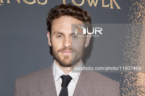 Charlie Vickers attends ''The Lord Of The Rings: The Rings Of Power'' Season 2 New York Premiere at The Whitby Hotel in New York, USA, on Se...