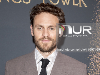 Charlie Vickers attends ''The Lord Of The Rings: The Rings Of Power'' Season 2 New York Premiere at The Whitby Hotel in New York, USA, on Se...