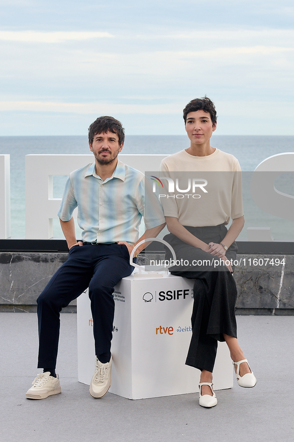 Esther Exposito, Malena Villa, Mathilde Ollivier, Isabel Pena, and Pedro Martin Calero attend the photocall for ''El Llanto'' during the 72n...