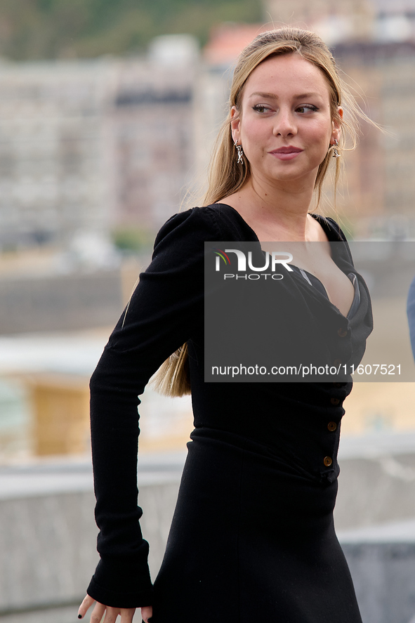 Esther Exposito attends the Photocall El Llanto during the 72nd San Sebastian International Film Festival in San Sebastian, Spain, on Septem...