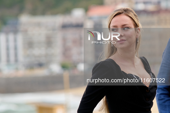 Esther Exposito attends the Photocall El Llanto during the 72nd San Sebastian International Film Festival in San Sebastian, Spain, on Septem...