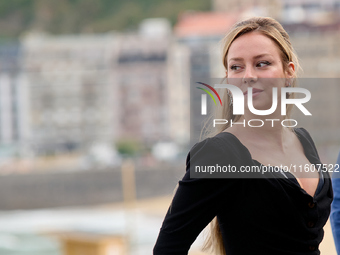 Esther Exposito attends the Photocall El Llanto during the 72nd San Sebastian International Film Festival in San Sebastian, Spain, on Septem...