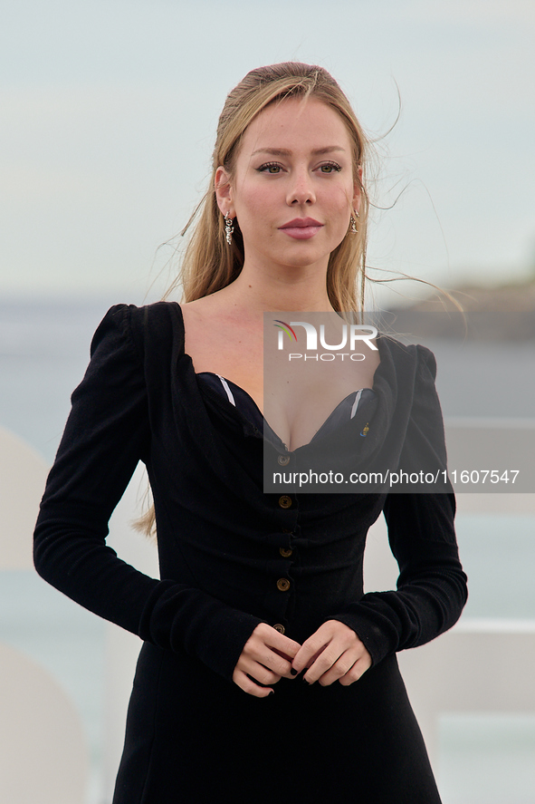 Esther Exposito attends the Photocall El Llanto during the 72nd San Sebastian International Film Festival in San Sebastian, Spain, on Septem...