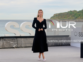 Esther Exposito attends the Photocall El Llanto during the 72nd San Sebastian International Film Festival in San Sebastian, Spain, on Septem...