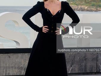 Esther Exposito attends the Photocall El Llanto during the 72nd San Sebastian International Film Festival in San Sebastian, Spain, on Septem...