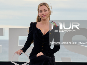 Esther Exposito attends the Photocall El Llanto during the 72nd San Sebastian International Film Festival in San Sebastian, Spain, on Septem...