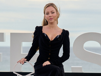 Esther Exposito attends the Photocall El Llanto during the 72nd San Sebastian International Film Festival in San Sebastian, Spain, on Septem...