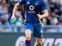 Bryan Cristante of AS Roma during the Serie A Enilive match between AS Roma and Udinese Calcio at Stadio Olimpico on September 22, 2024 in R...