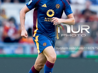 Bryan Cristante of AS Roma during the Serie A Enilive match between AS Roma and Udinese Calcio at Stadio Olimpico on September 22, 2024 in R...