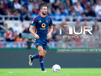 Bryan Cristante of AS Roma during the Serie A Enilive match between AS Roma and Udinese Calcio at Stadio Olimpico on September 22, 2024 in R...