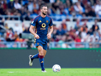 Bryan Cristante of AS Roma during the Serie A Enilive match between AS Roma and Udinese Calcio at Stadio Olimpico on September 22, 2024 in R...