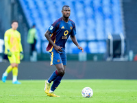 Evan Ndicka of AS Roma during the Serie A Enilive match between AS Roma and Udinese Calcio at Stadio Olimpico on September 22, 2024 in Rome,...