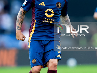 Angelino of AS Roma during the Serie A Enilive match between AS Roma and Udinese Calcio at Stadio Olimpico on September 22, 2024 in Rome, It...