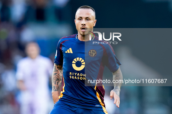 Angelino of AS Roma during the Serie A Enilive match between AS Roma and Udinese Calcio at Stadio Olimpico on September 22, 2024 in Rome, It...