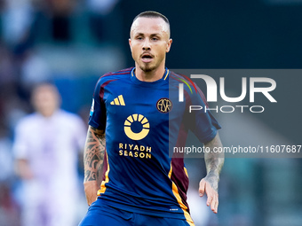 Angelino of AS Roma during the Serie A Enilive match between AS Roma and Udinese Calcio at Stadio Olimpico on September 22, 2024 in Rome, It...