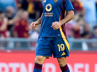 Zeki Celik of AS Roma during the Serie A Enilive match between AS Roma and Udinese Calcio at Stadio Olimpico on September 22, 2024 in Rome,...