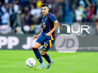 Stephan El Shaarawy of AS Roma during the Serie A Enilive match between AS Roma and Udinese Calcio at Stadio Olimpico on September 22, 2024...