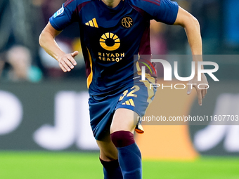 Stephan El Shaarawy of AS Roma during the Serie A Enilive match between AS Roma and Udinese Calcio at Stadio Olimpico on September 22, 2024...